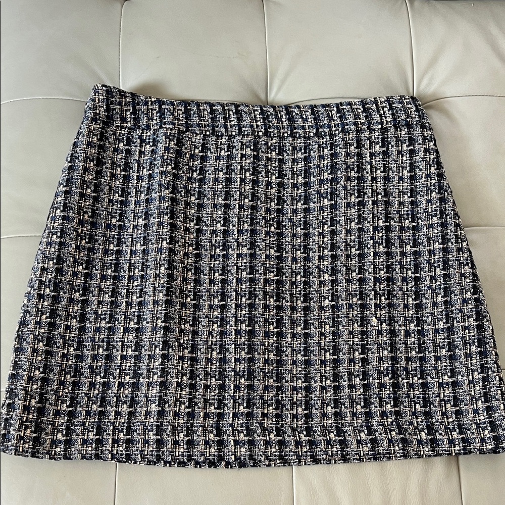 J. Crew Multi Colored Tweed Skirt